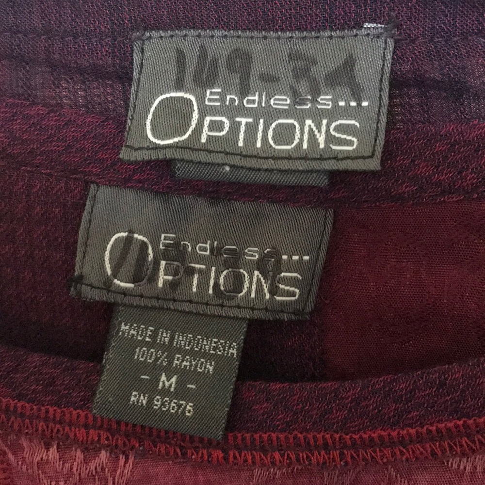 Patch Work Boho Blouse Jacket Set Sz M - image 3